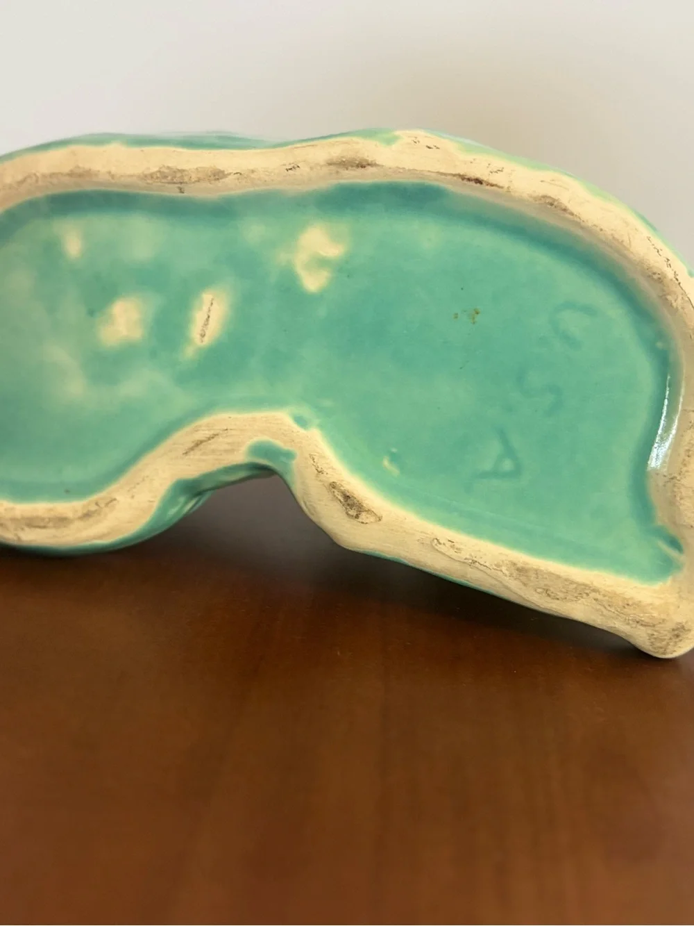 MCM Turquoise Cat Planter
